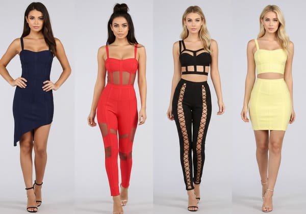 Trending Bandage Clothes Styles Whloesale