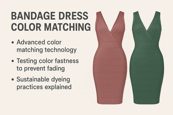 Precision in Bandage Dress Color Dyeing