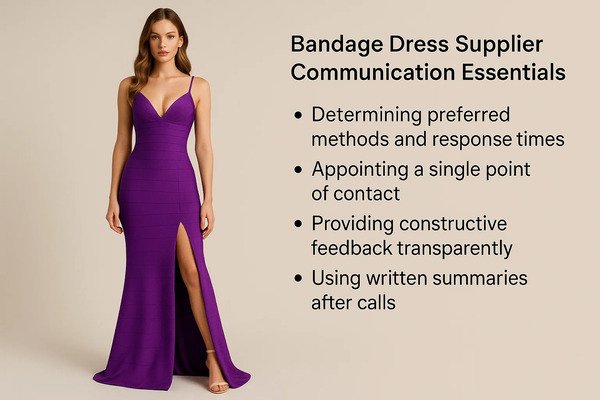 Effective Communication with Your Bandage Dress Supplier