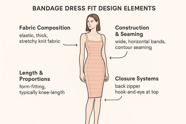 Design Elements for Bandage Dress Fit