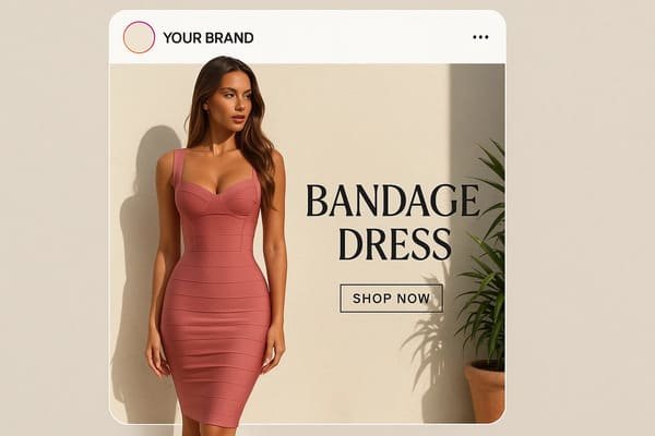 Bandage Dress Marketing on Instagram