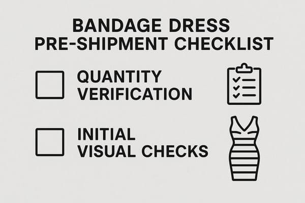 Bandage Dress Pre-Shipment Checklist