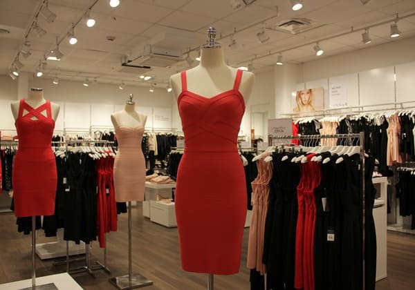 Bandage Dress Store Visuals