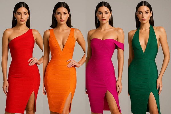 tailored bandage dress fit for European body types