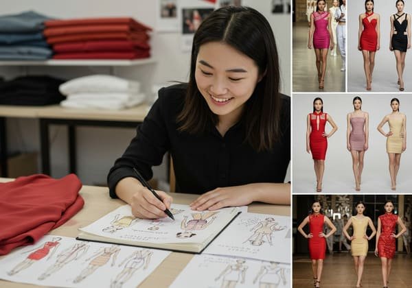 Design Process of Bandage Dress in China