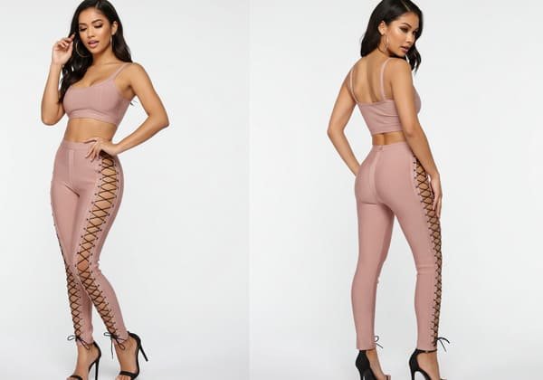 Flexible MOQs Bandage Pants Set Wholesale in China