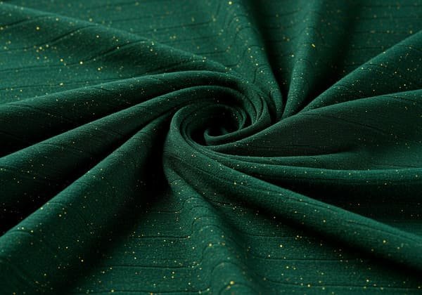 High Elasticity Green Bandage Dress Fabric