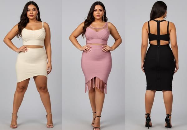 High-Quality Plus Size Bandage Dresses