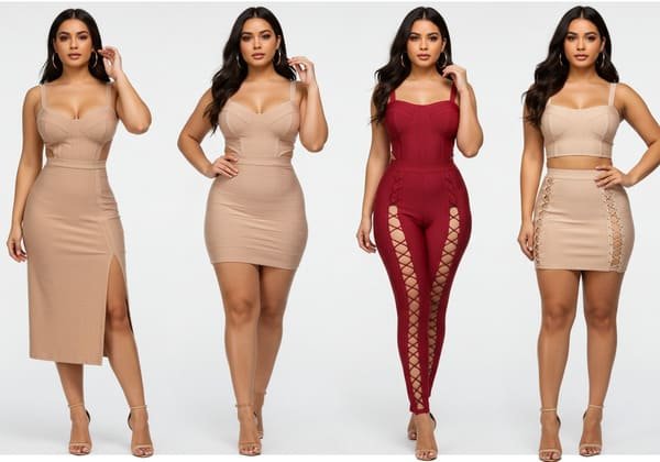 Plus Size Bandage Clothing Trends 2025