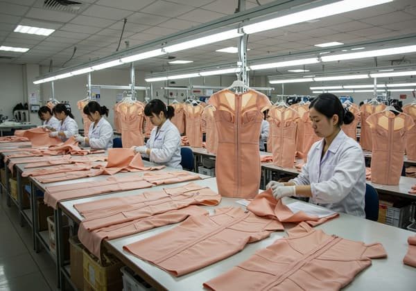 Pre-Shipment Bandage Dress Inspection