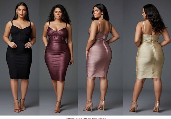 Explore Premium Plus Size Bandage Dresses for 2025