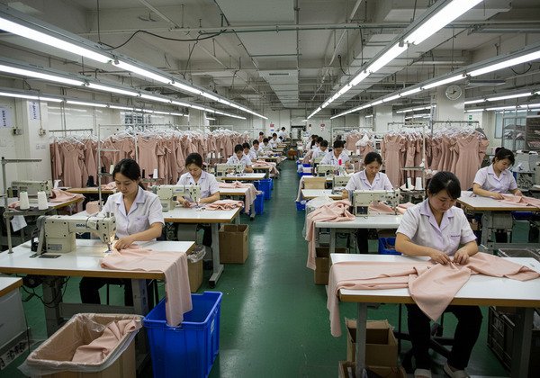 Production capabilities of bandage dress factory