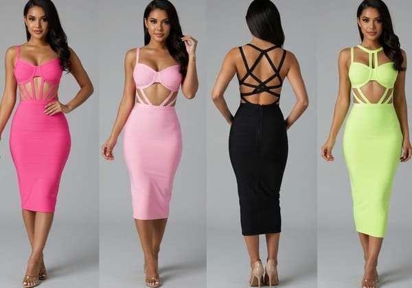 Dynamic Cocktail Party Bandage Dress Styles