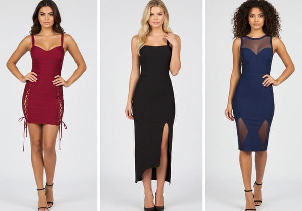 latestvery popular bandage dress